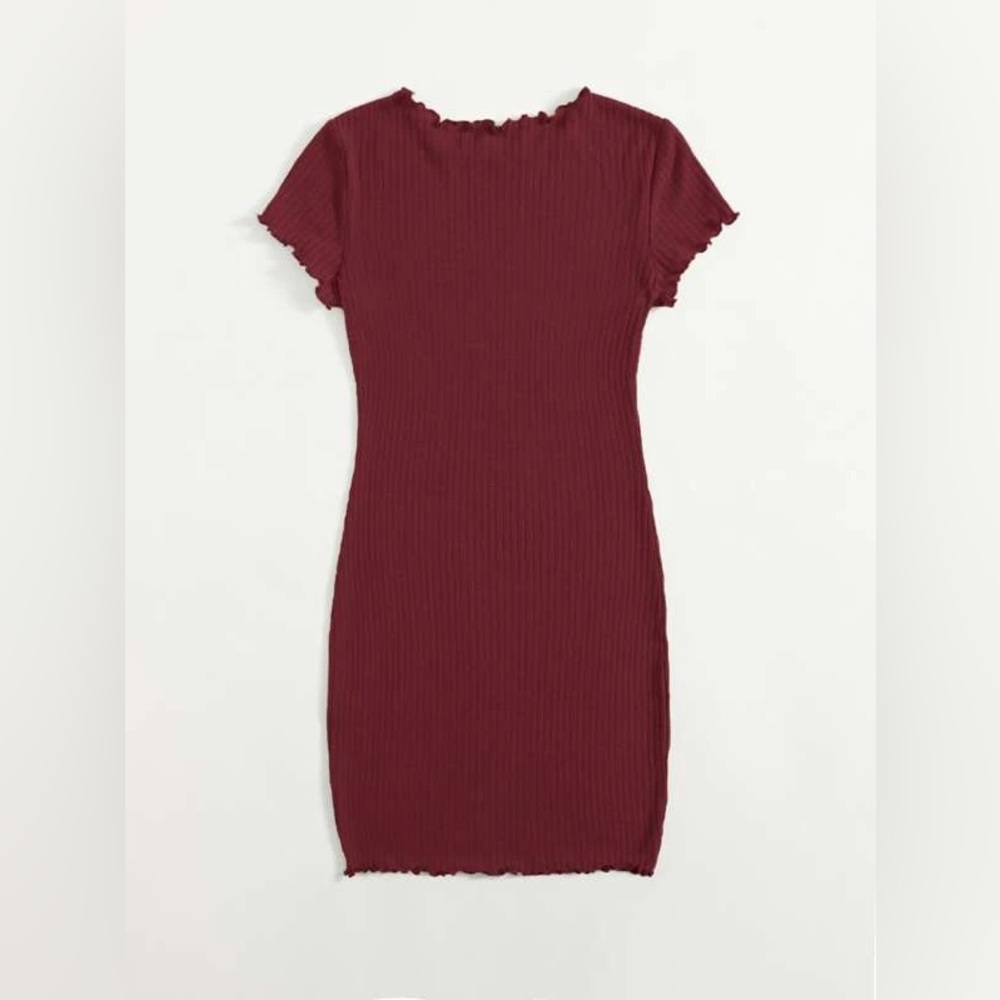 Cute Burgundy color dress